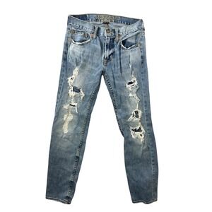 American Eagle Outfitters Air Flex Distressed Skinny Stretch Jeans Women 28x32